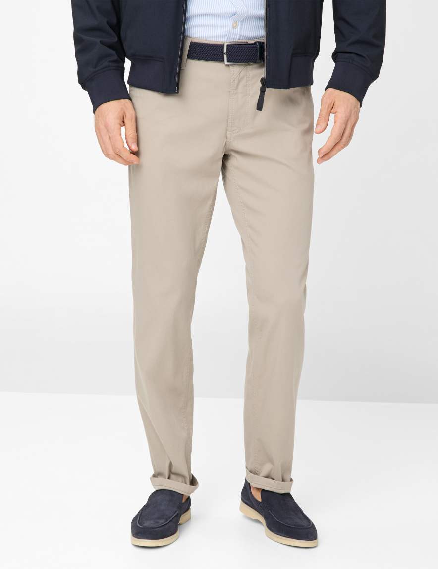 eurex by brax Men's fashion Pants Style LUKE Beige Regular Fit