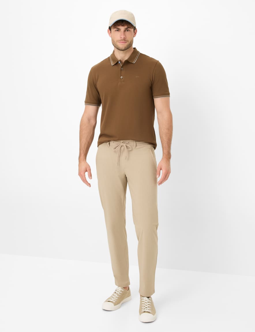 Eurex By Brax Men's Fashion Pants Style PHIL Beige Modern Fit