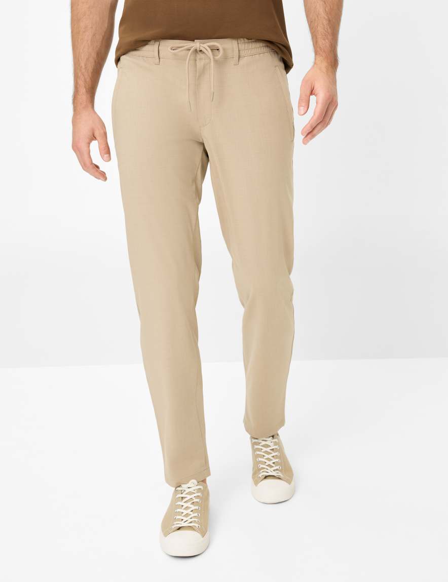 eurex by brax Men's fashion Pants Style PHIL Beige Modern Fit