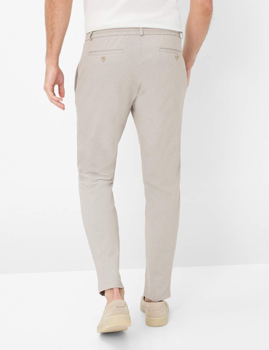 Eurex By Brax Men's Fashion Pants Style PHIL Beige Relaxed Fit