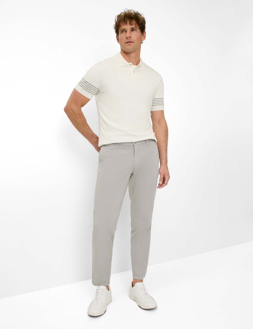 Eurex By Brax Men's Fashion Pants Style PHIL Light Gray Relaxed Fit