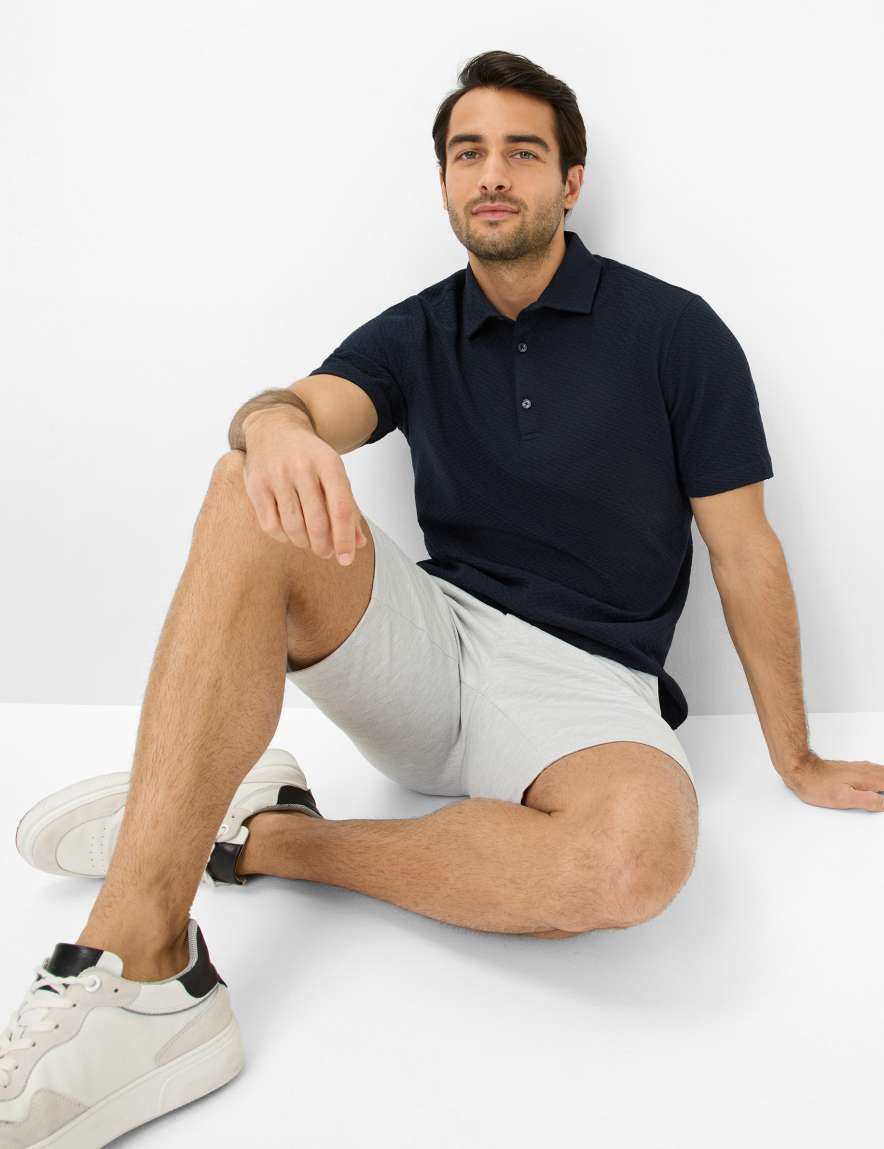 Eurex By Brax Men's Fashion Polos Style PAN Dark Blue ➜ - Buy Now At Brax