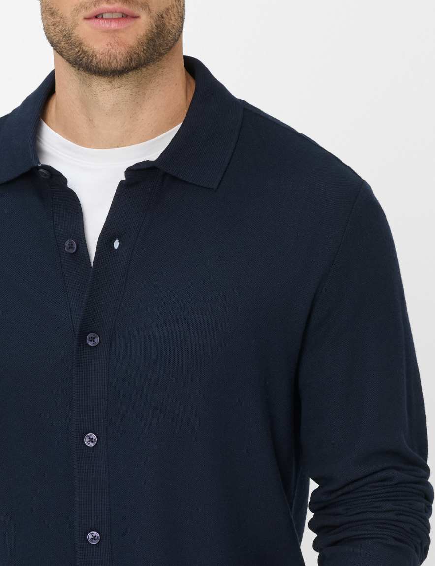 Eurex By Brax Men's Fashion Polos Style PARIS Dark Blue ➜ - Buy At Brax
