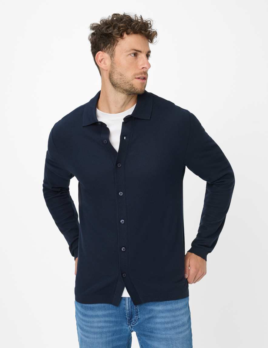 eurex by brax Men's fashion Polos Style PARIS Dark Blue ➜ - buy at Brax