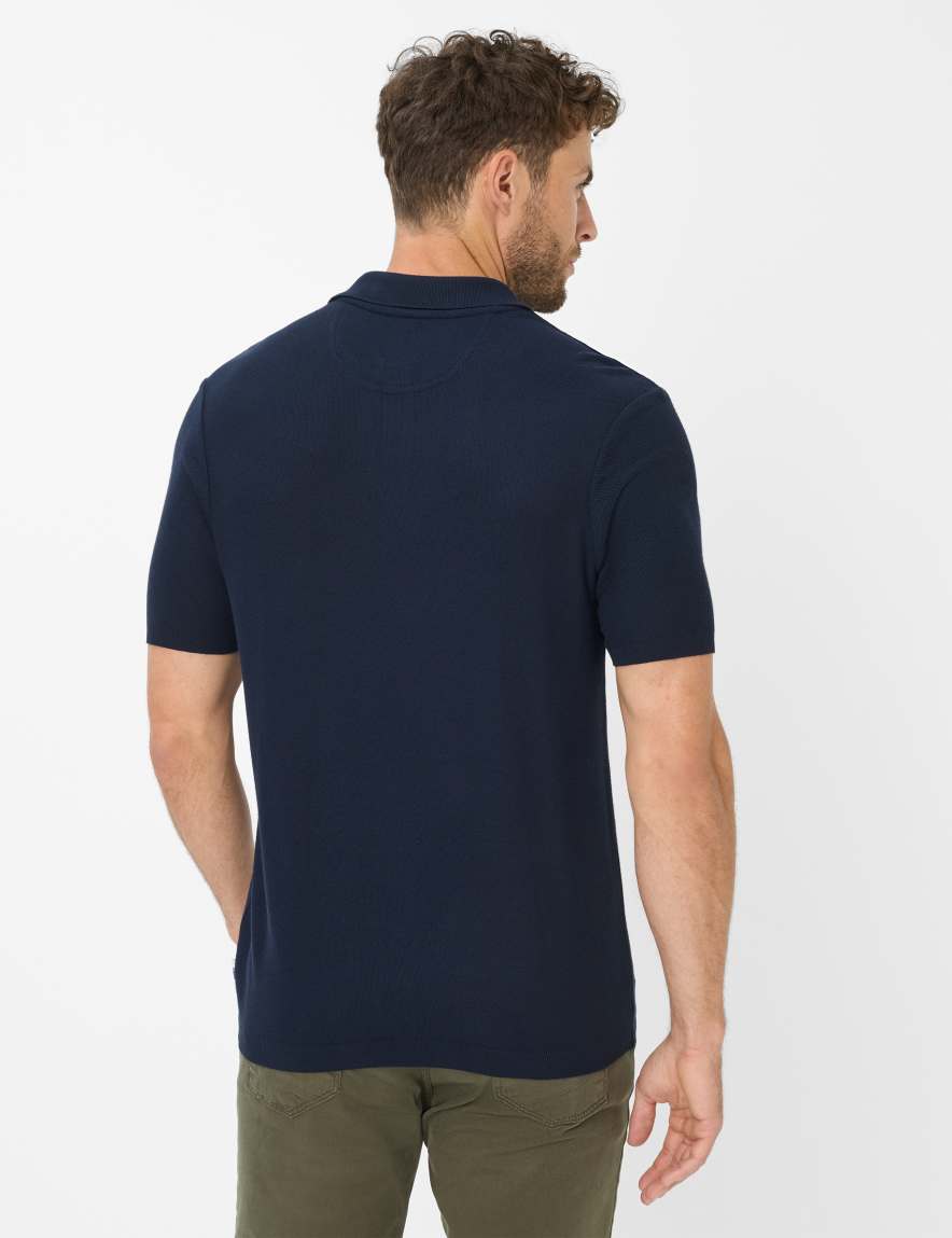 Eurex By Brax Men's Fashion Polos Style PARVIS Dark Blue ➜ - Buy At Brax