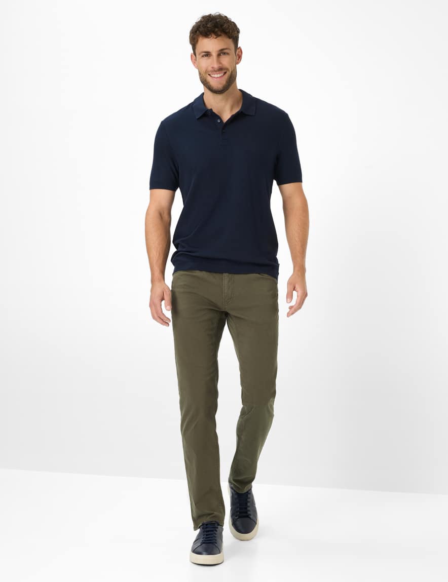 Eurex By Brax Men's Fashion Polos Style PARVIS Dark Blue ➜ - Buy At Brax