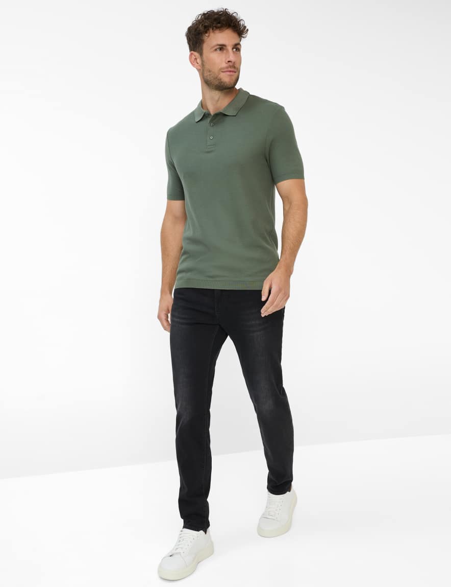 Eurex By Brax Men's Fashion Polos Style PARVIS Green ➜ - Buy Now At Brax