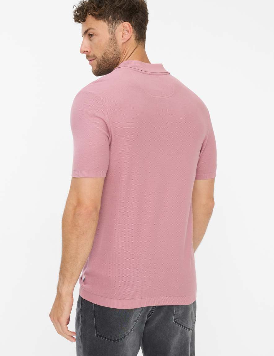 Eurex By Brax Men's Fashion Polos Style PARVIS Rose ➜ - Buy Now At Brax