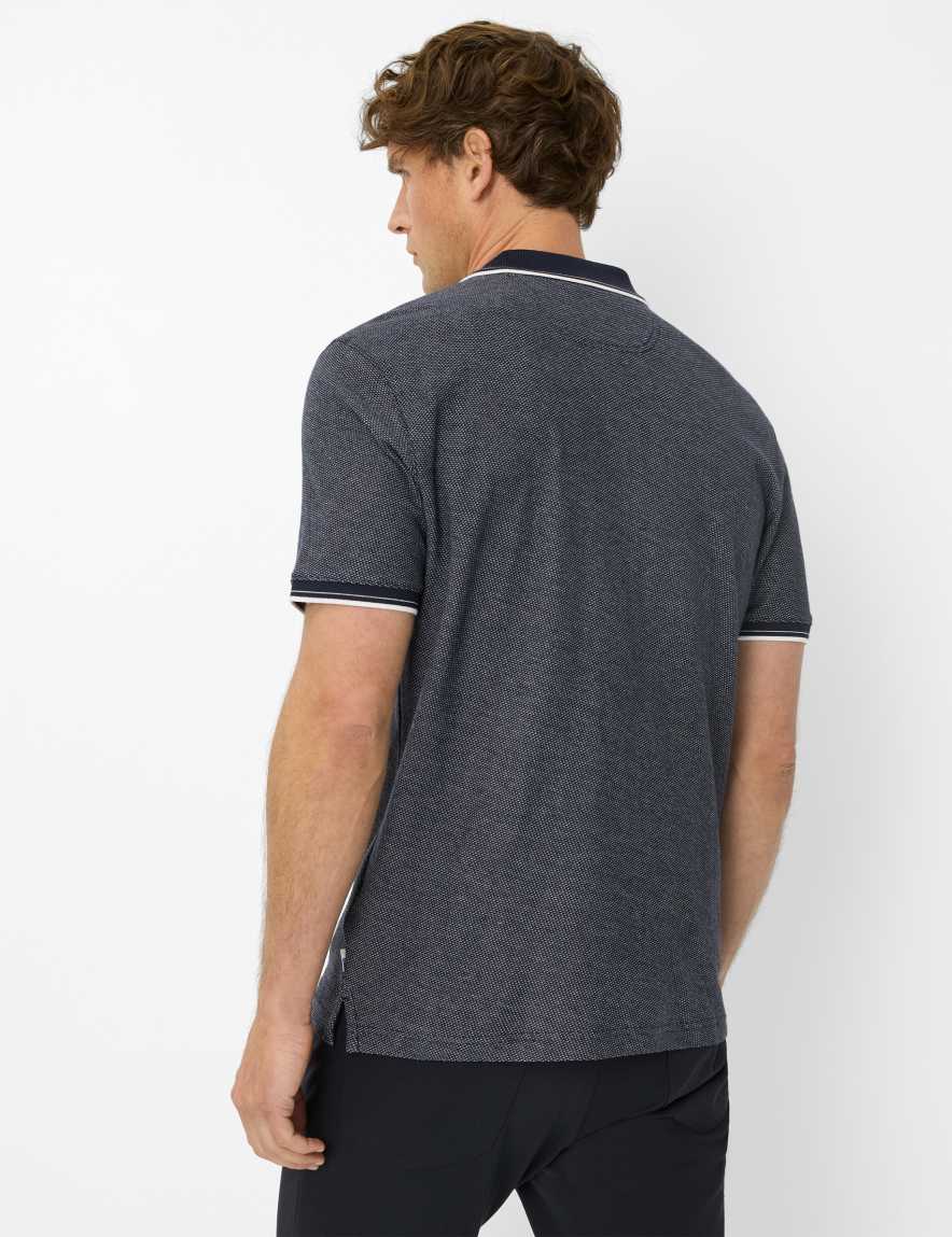 Eurex By Brax Men's Fashion Polos Style PATRICK Dark Blue ➜ - Buy At Brax