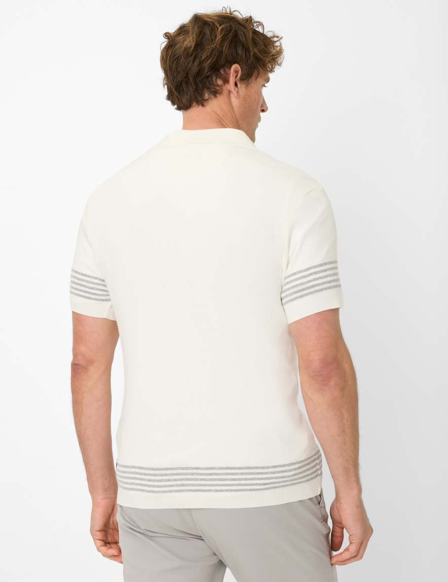 Eurex By Brax Men's Fashion Polos Style PAVEL Cream White ➜ - Buy At Brax