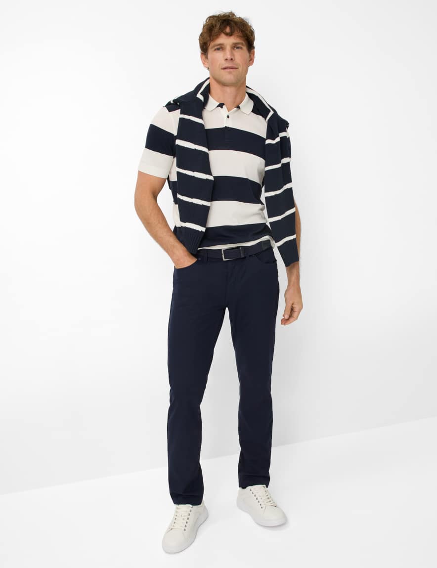 Eurex By Brax Men's Fashion Polos Style PAVEL Dark Blue ➜ - Buy At Brax