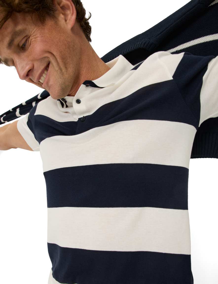 Eurex By Brax Men's Fashion Polos Style PAVEL Dark Blue ➜ - Buy At Brax