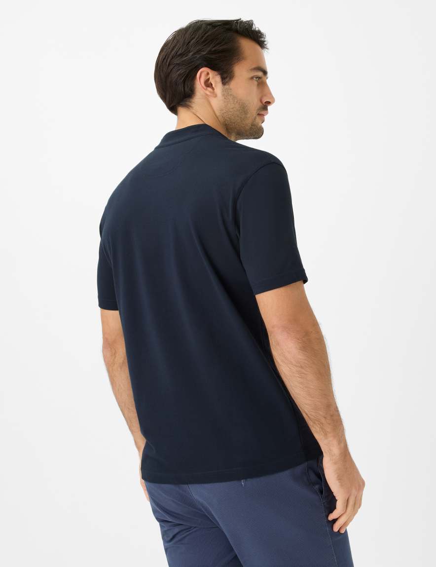 Eurex By Brax Men's Fashion Polos Style PELE Dark Blue ➜ - Buy At Brax