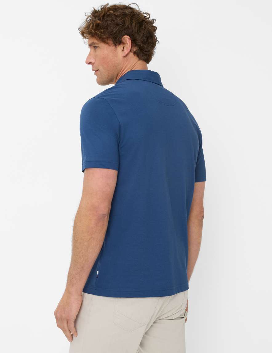 Eurex By Brax Men's Fashion Polos Style PEPE Blue ➜ - Buy Now At Brax