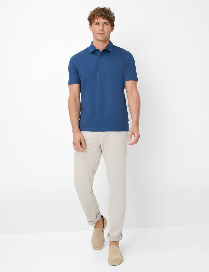 Eurex By Brax Men's Fashion Polos Style PEPE Blue ➜ - Buy Now At Brax