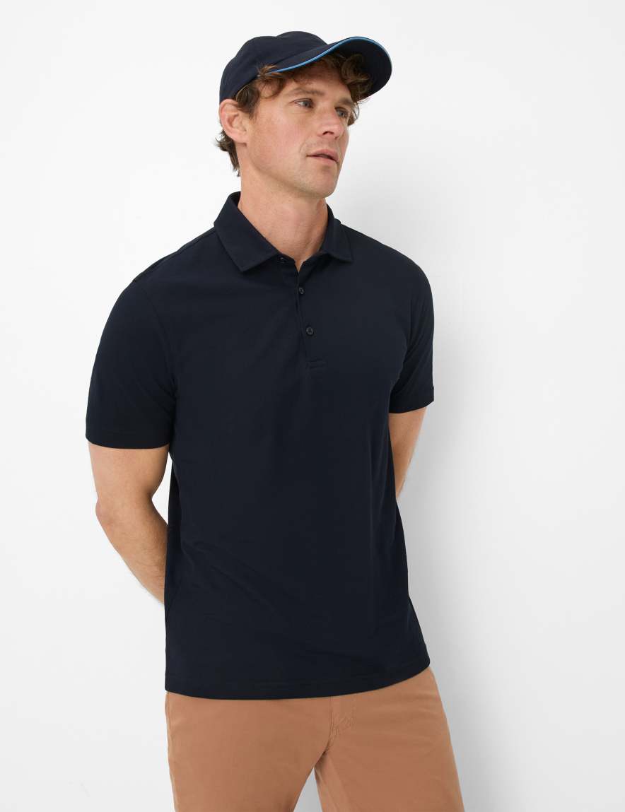 eurex by brax Men's fashion Polos Style PEPE Dark Blue ➜ - buy at Brax