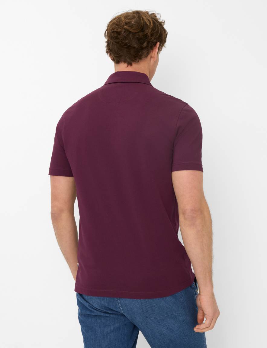 Eurex By Brax Men's Fashion Polos Style PEPE Dark Purple ➜ - Buy At Brax