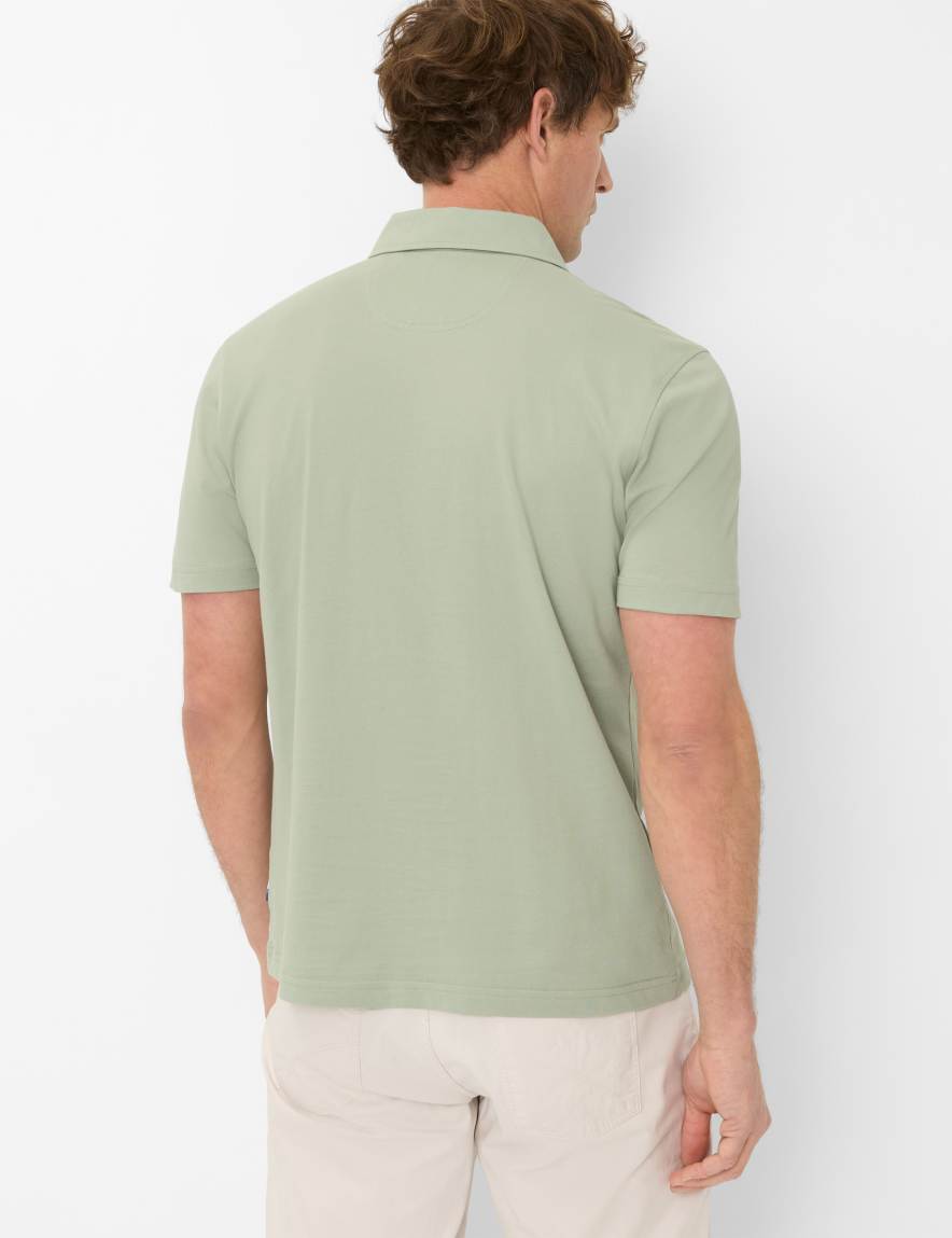 Eurex By Brax Men's Fashion Polos Style PEPE Light Green ➜ - Buy At Brax