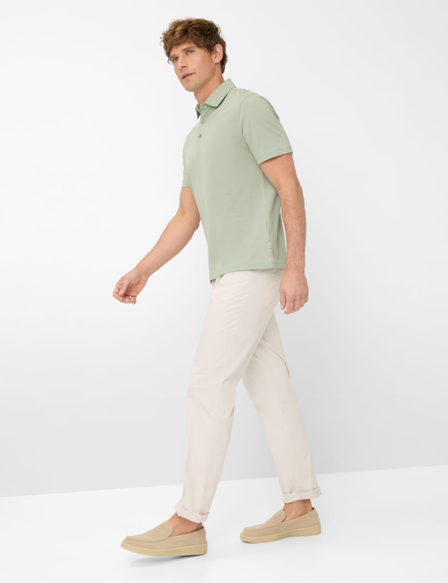 Eurex By Brax Men's Fashion Polos Style PEPE Light Green ➜ - Buy At Brax
