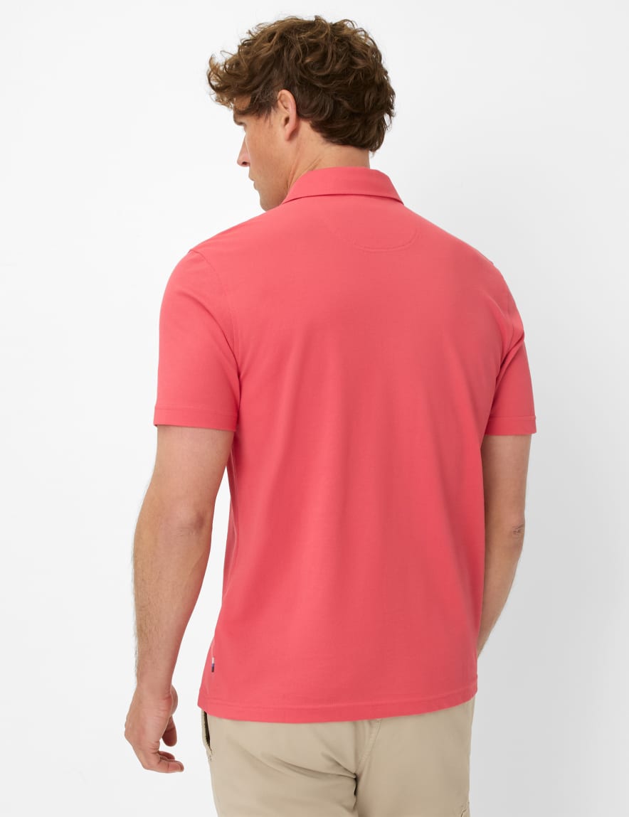 Eurex By Brax Men's Fashion Polos Style PEPE Light Red ➜ - Buy At Brax
