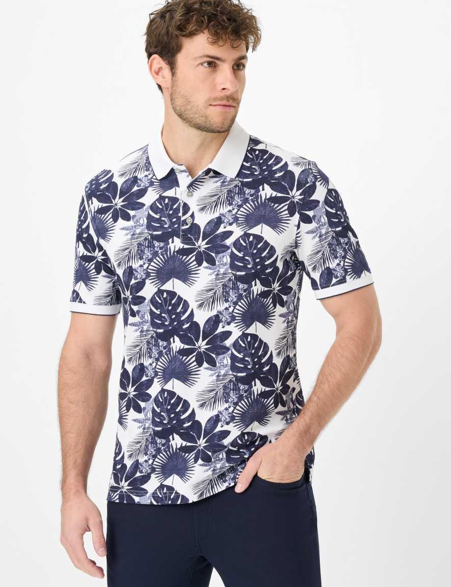 eurex by brax Men's fashion Polos Style PETE Dark Blue ➜ - buy at Brax