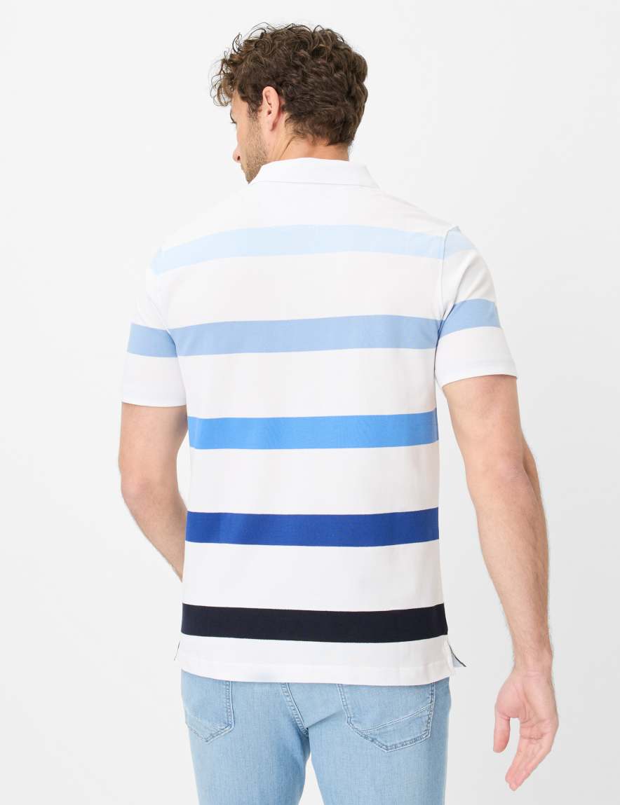 Eurex By Brax Men's Fashion Polos Style PETE Light Blue ➜ - Buy At Brax