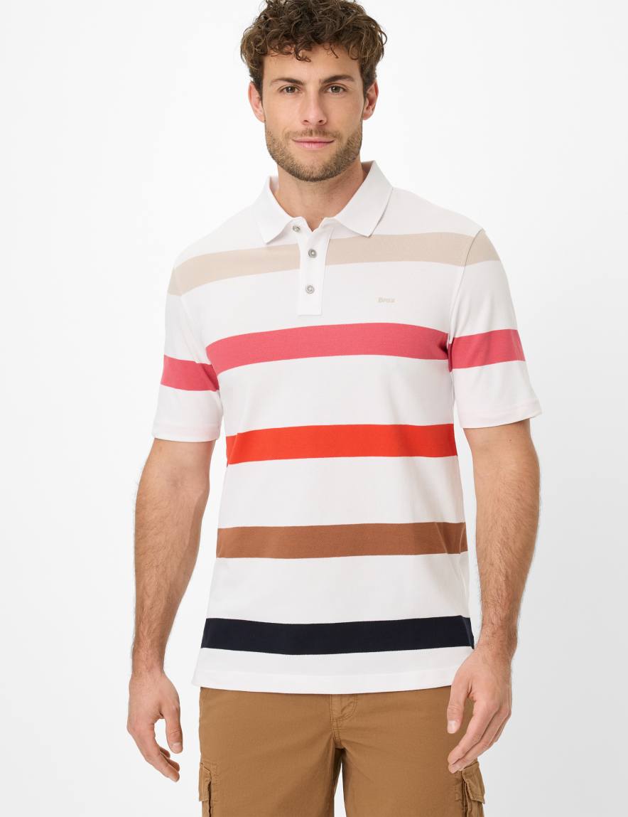 eurex by brax Men's fashion Polos Style PETE Multicolored ➜ - buy at Brax