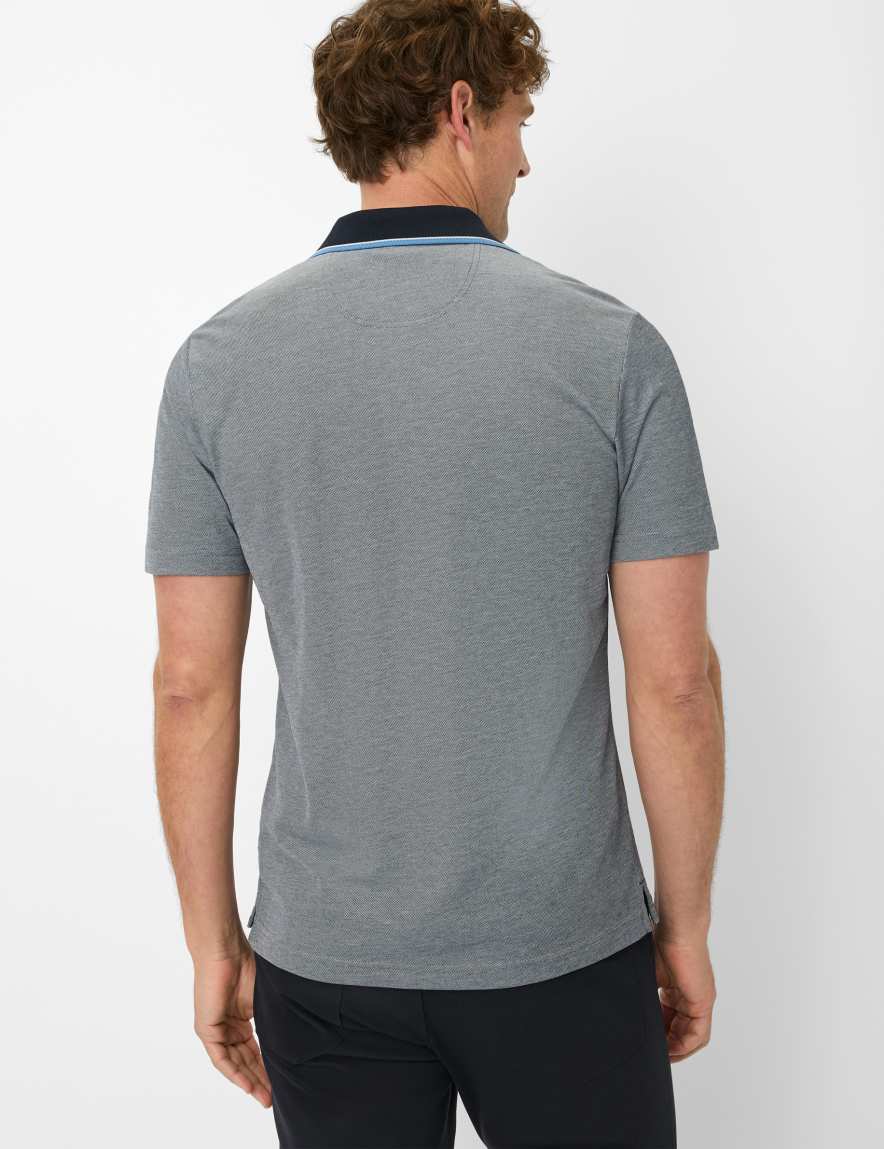 Eurex By Brax Men's Fashion Polos Style PETTER Dark Blue ➜ - Buy At Brax