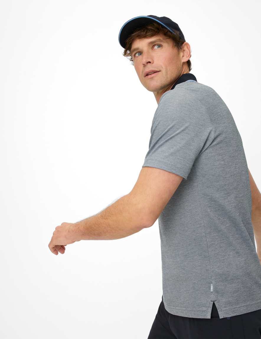 Eurex By Brax Men's Fashion Polos Style PETTER Dark Blue ➜ - Buy At Brax