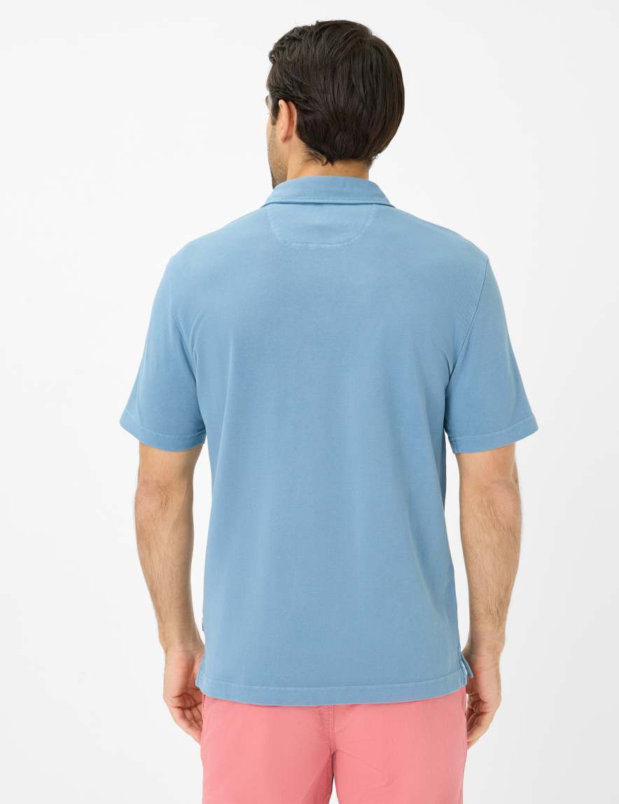 Eurex By Brax Men's Fashion Polos Style PHILO Blue ➜ - Buy Now At Brax