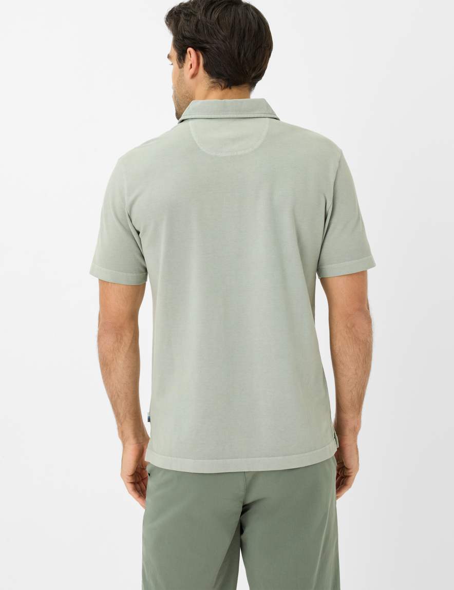 Eurex By Brax Men's Fashion Polos Style PHILO Light Green ➜ - Buy At Brax