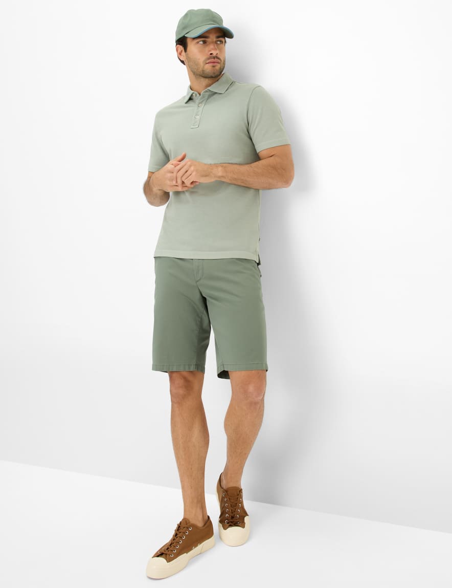 Eurex By Brax Men's Fashion Polos Style PHILO Light Green ➜ - Buy At Brax