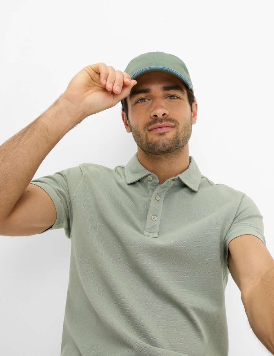 Eurex By Brax Men's Fashion Polos Style PHILO Light Green ➜ - Buy At Brax