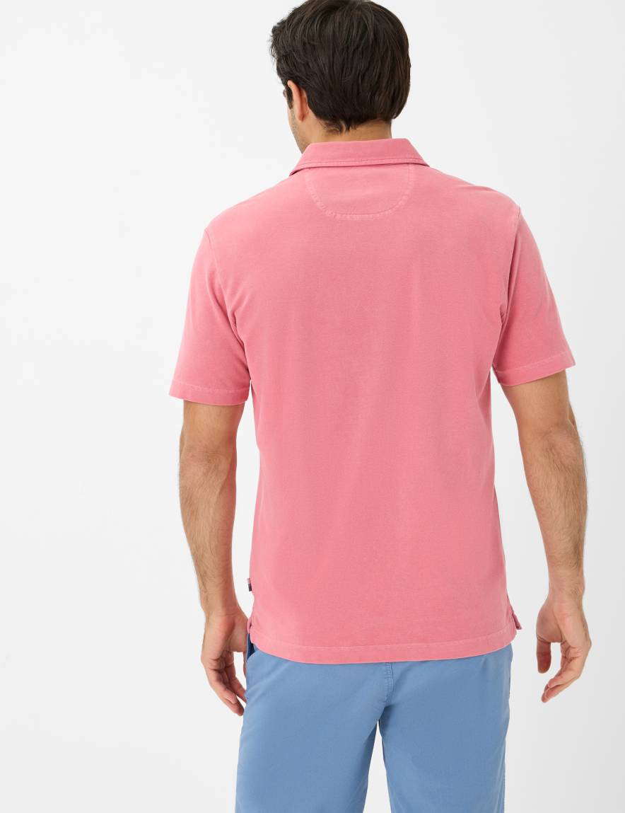 Eurex By Brax Men's Fashion Polos Style PHILO Light Red ➜ - Buy At Brax
