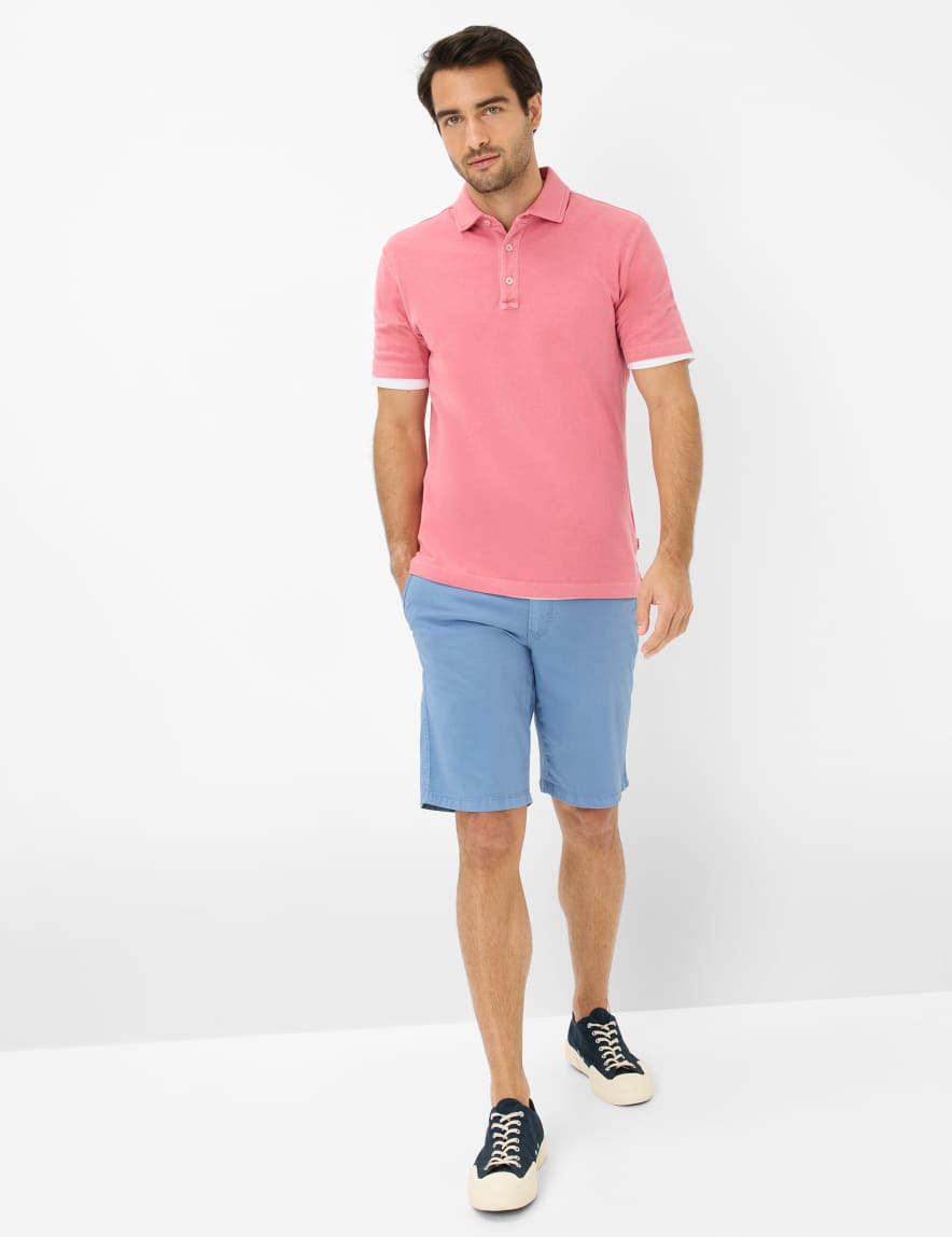 Eurex By Brax Men's Fashion Polos Style PHILO Light Red ➜ - Buy At Brax