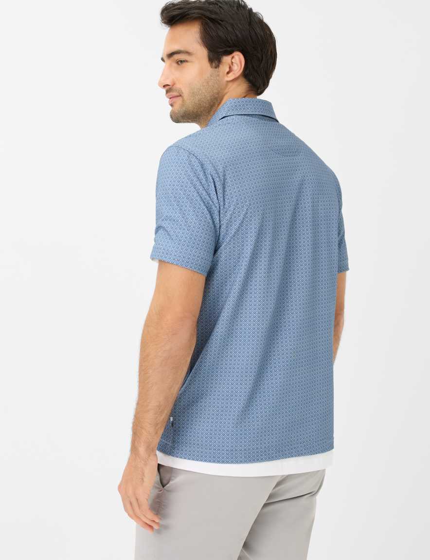 Eurex By Brax Men's Fashion Polos Style PICO Blue ➜ - Buy Now At Brax