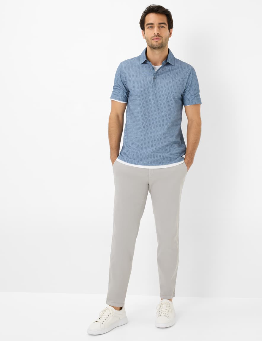 Eurex By Brax Men's Fashion Polos Style PICO Blue ➜ - Buy Now At Brax