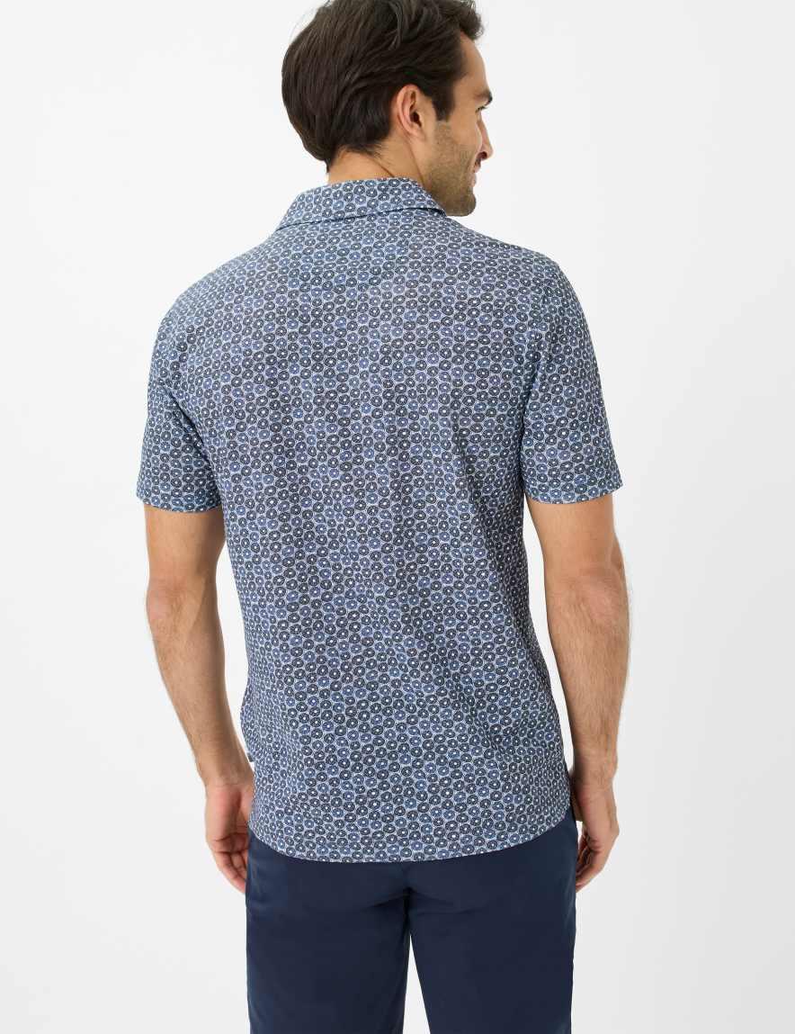 Eurex By Brax Men's Fashion Polos Style PICO Blue ➜ - Buy Now At Brax