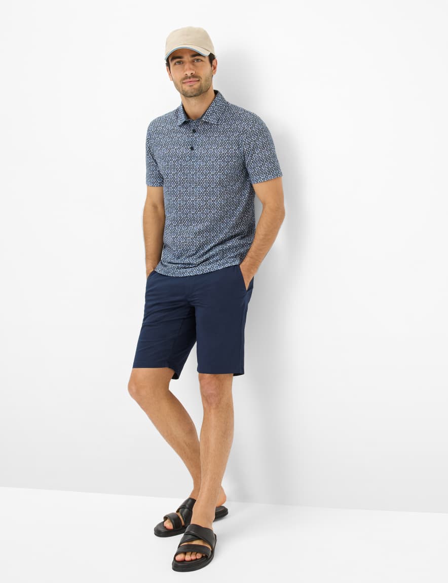 Eurex By Brax Men's Fashion Polos Style PICO Blue ➜ - Buy Now At Brax