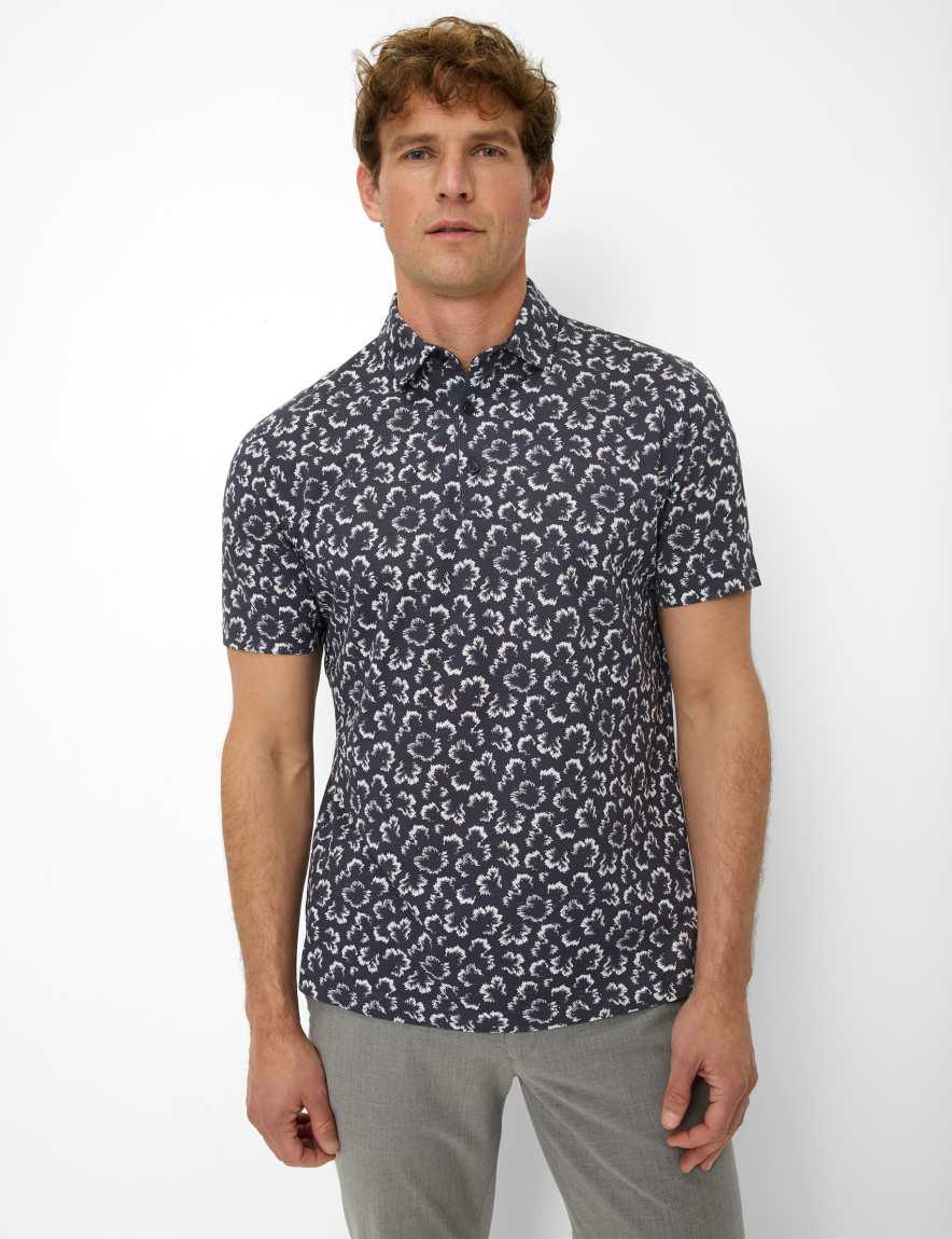 eurex by brax Men's fashion Polos Style PICO Dark Blue ➜ - buy at Brax