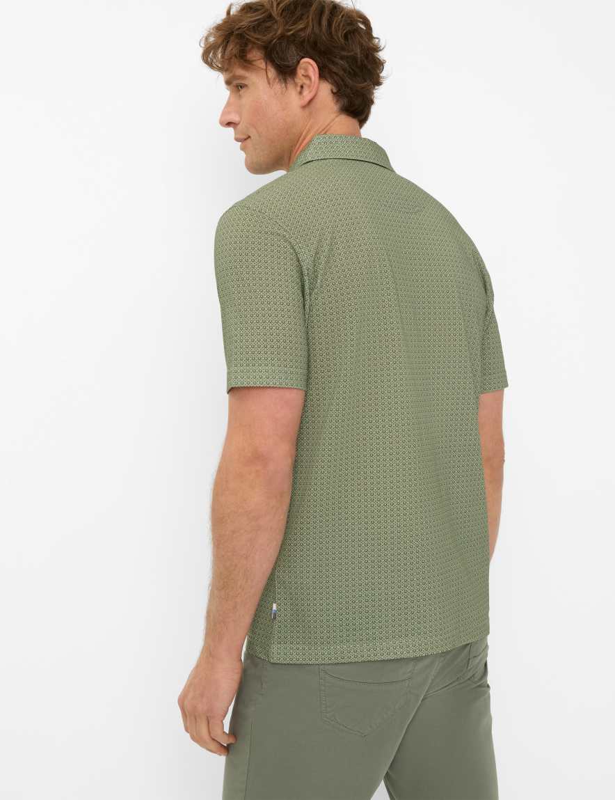 Eurex By Brax Men's Fashion Polos Style PICO Green ➜ - Buy Now At Brax
