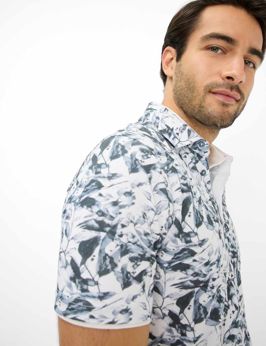 Eurex By Brax Men's Fashion Polos Style PICO Light Blue ➜ - Buy At Brax