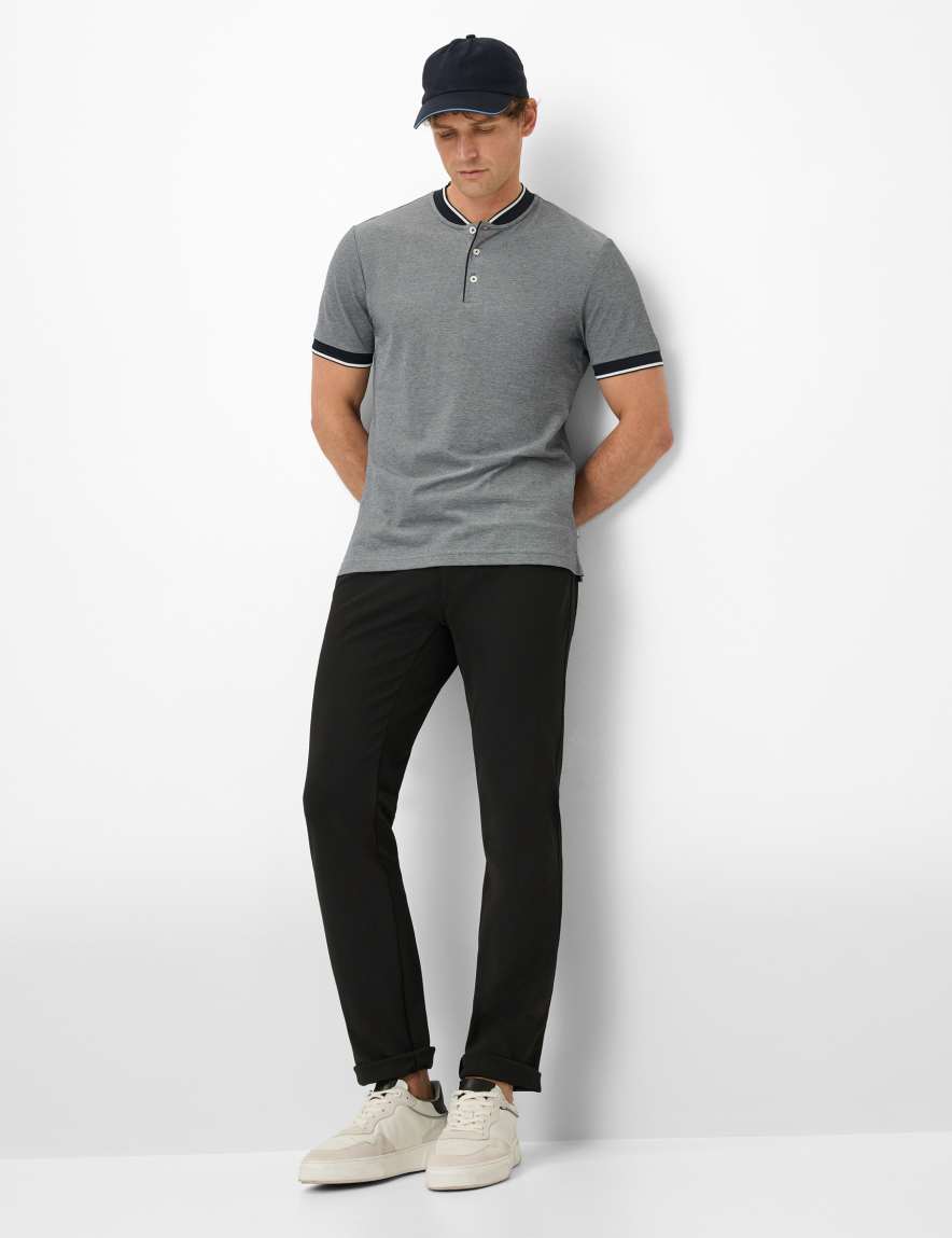 Eurex By Brax Men's Fashion Polos Style PIERCE Dark Blue ➜ - Buy At Brax