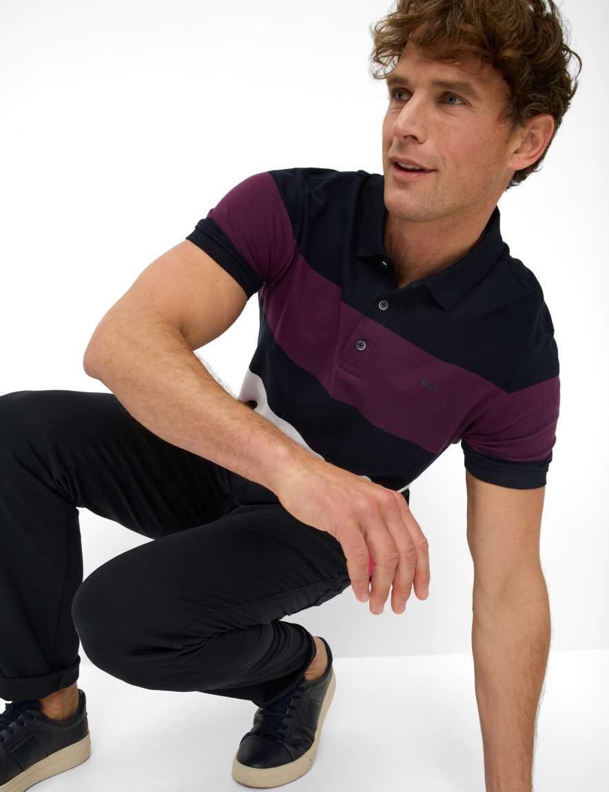 Eurex By Brax Men's Fashion Polos Style PIO Multicolored ➜ - Buy At Brax