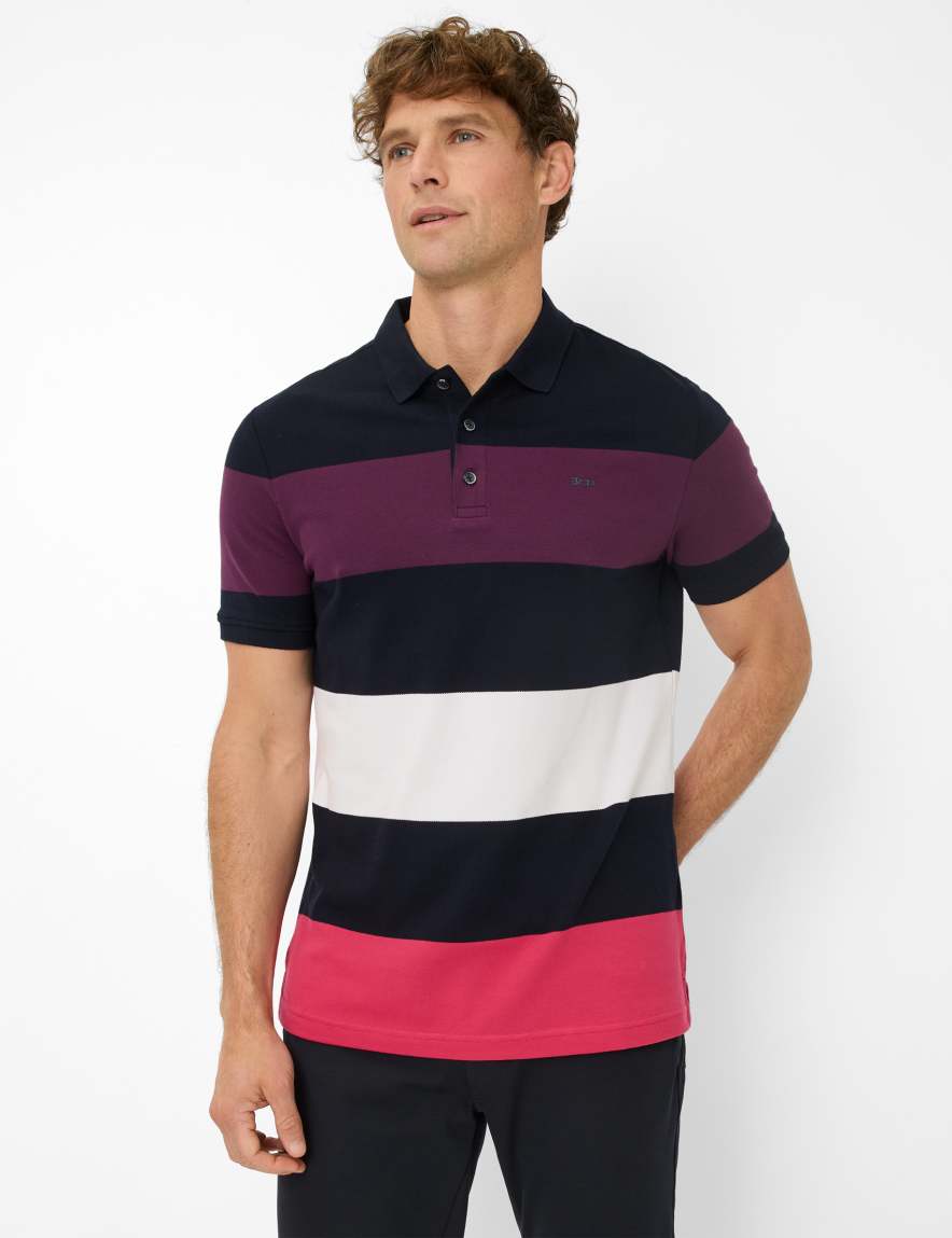 eurex by brax Men's fashion Polos Style PIO Multicolored ➜ - buy at Brax