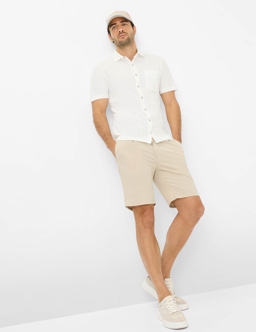 Eurex By Brax Men's Fashion Polos Style PIROZ Cream White ➜ - Buy At Brax