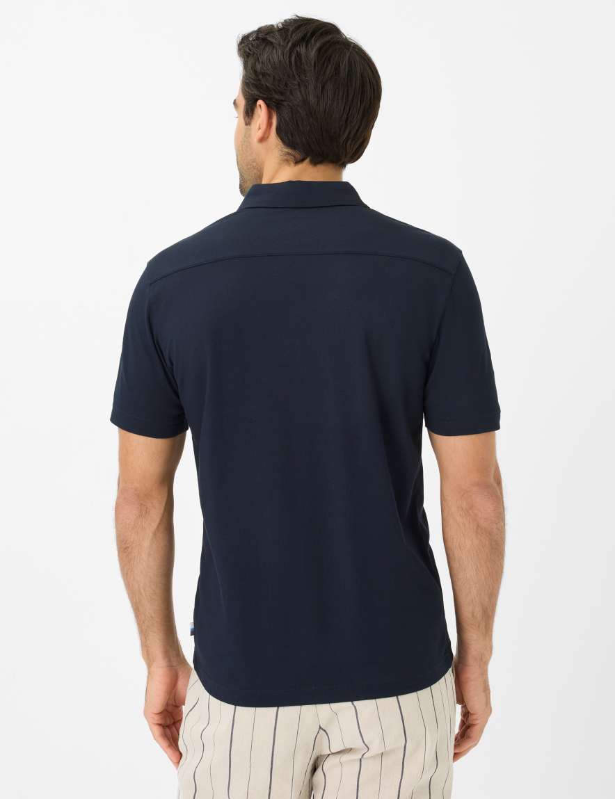 Eurex By Brax Men's Fashion Polos Style PIROZ Dark Blue ➜ - Buy At Brax