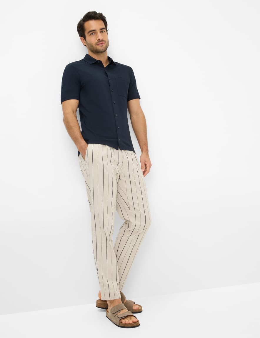 Eurex By Brax Men's Fashion Polos Style PIROZ Dark Blue ➜ - Buy At Brax