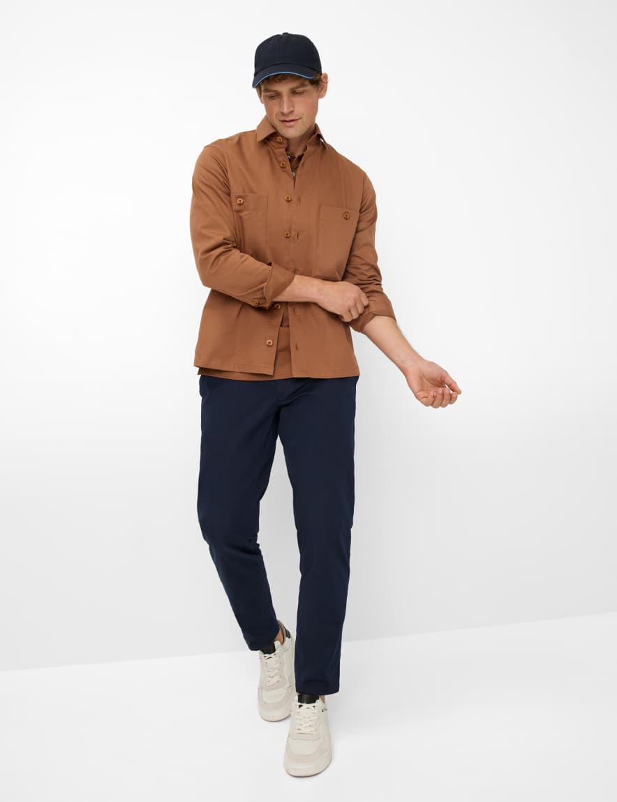 Eurex By Brax Men's Fashion Shirts | Jackets Style KAY Brown