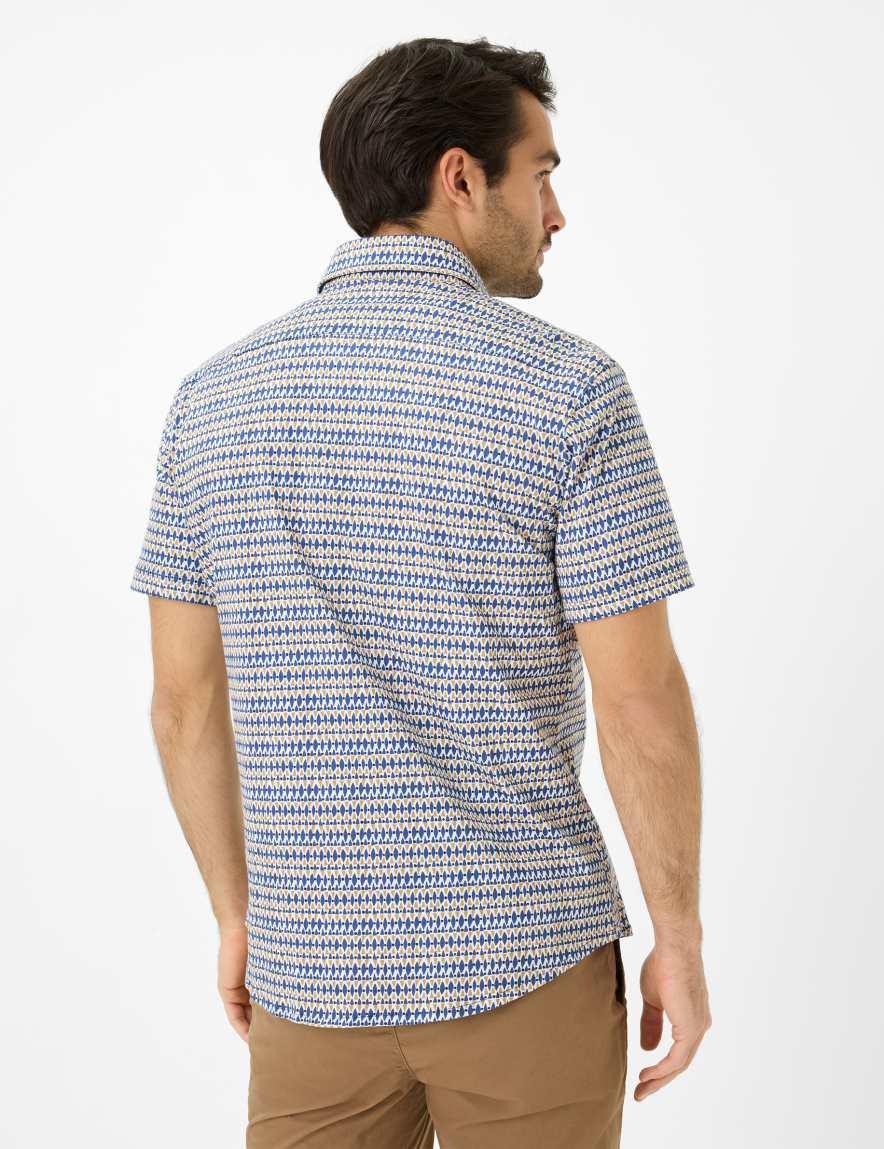 Eurex By Brax Men's Fashion Shirts Style DAN Beige ➜ - Buy Now At Brax